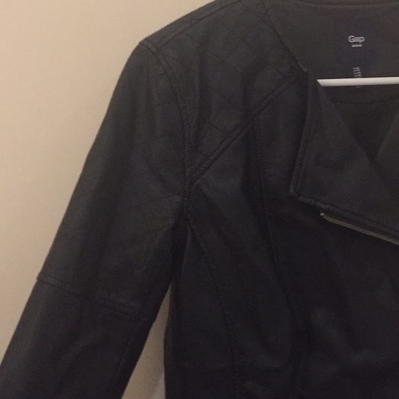 Gap Faux Leather Jacket - Picture 3 of 4